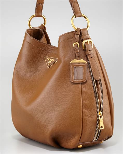 prada saffiano hobo|Prada.